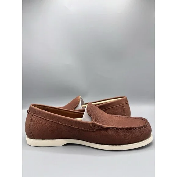 Polo Ralph Lauren Men\'s Merton Leather Venetian Loafers Shoe Tan Size 9.5D Polo Ralph Lauren Men main image 3